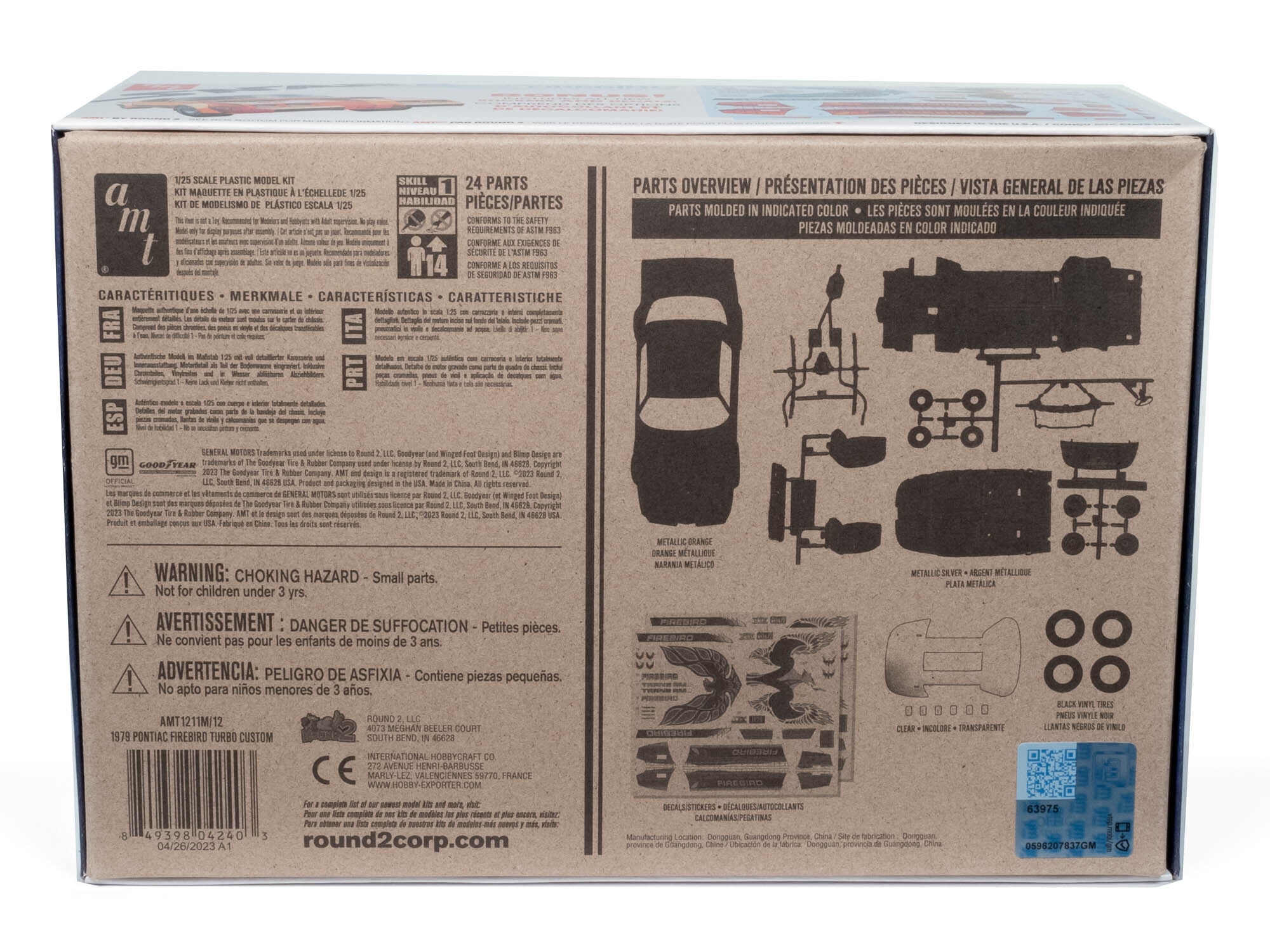 AMT Model Kit Skill 2 1979 Pontiac Firebird "Turbo Custom" (Snap)