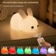 thumbnail image 2 of Luz de Noche para Niños , Luz de Noche para Dormir, 7 Colores, Lámpara de Silicona Recargable por USB, Regalo Ideal, 2 of 5