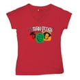 thumbnail image 5 of The Three Stooges Colorful Women's V-Neck T-shirt Funny 3 Wise Guys Curly Moe Larry Shemp Classic Retro American Legend Tee, 5 of 7