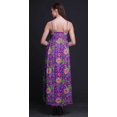 thumbnail image 4 of Bimba Robe Longue Maxi à Bretelles Spaghetti Ajustables à Imprimé Floral Tenue de Plage d'Été-Xxx-Grand, 4 of 5