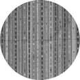 thumbnail image 1 of Ahgly Company Indoor Round Southwestern Gray Country Area Rugs, 5' Round, 1 of 1