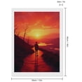thumbnail image 2 of Diamond Art Kit for Adults, Sunset Wanderer Silhouette Path Diamond Painting for Adults Beginners, 5D DIY Diamond Art Painting Kits, Colorful Diamond Painting Craft for Home Decor 12x16, 2 of 7
