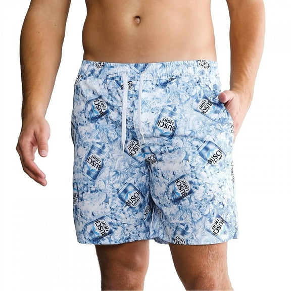 Busch Light Ice Stretch Boardshorts-Small (28-30)