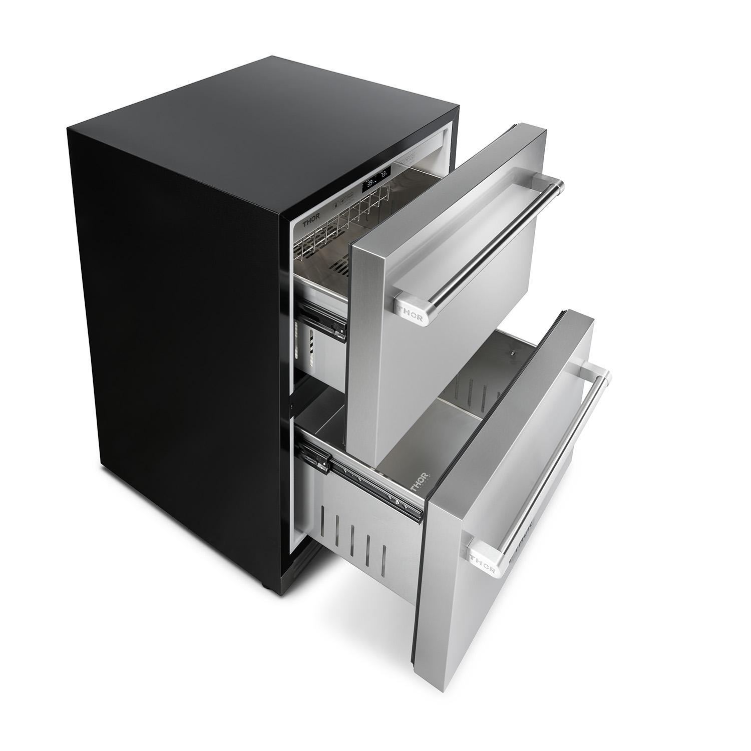 THOR Kitchen Indoor/Outdoor Double Drawer Refrigerator - TRF24U