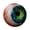 Cyan1, variant on Hyper-Realistic Monster Eye Decor, Realistic Eyeball Ornament, Mesmerizing Piece, Eerie Illusion, Unique Gothic Gift with Stands