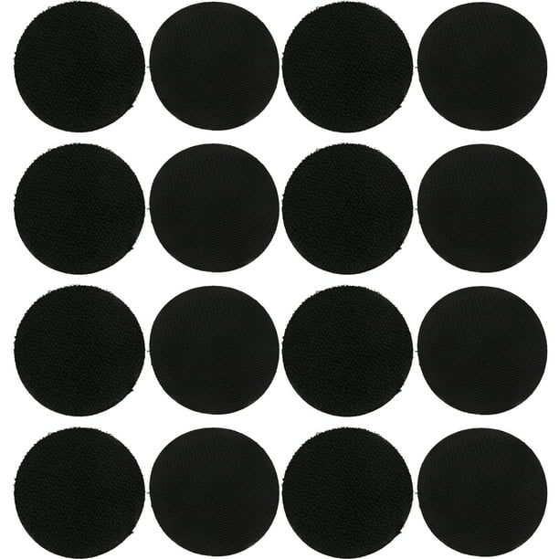 20 pares de tiras de velcro antideslizantes para coche, almohadillas adhesivas de doble cara para sujetar alfombras, cinta adhesiva de doble cara para casa, oficina y coche.