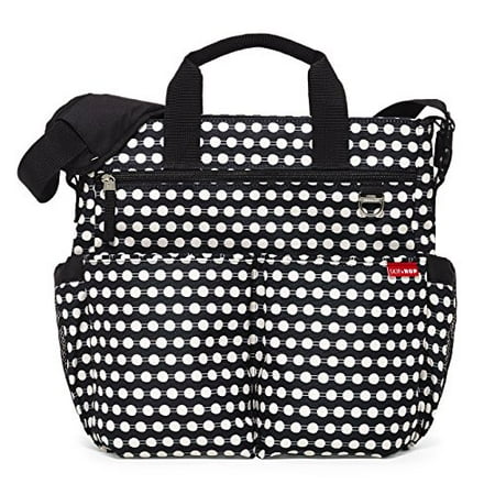 Skip Hop Playspot Playmat - Skip Hop Duo Signature Carry All Travel Diaper Bag Tote with Multipockets, One Size, Connected Dot