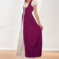 thumbnail image 4 of Vestido de cosplay para mujer vestidos de hadas irlandeses medievales ropa de club para cosplay de Halloween, 4 of 6
