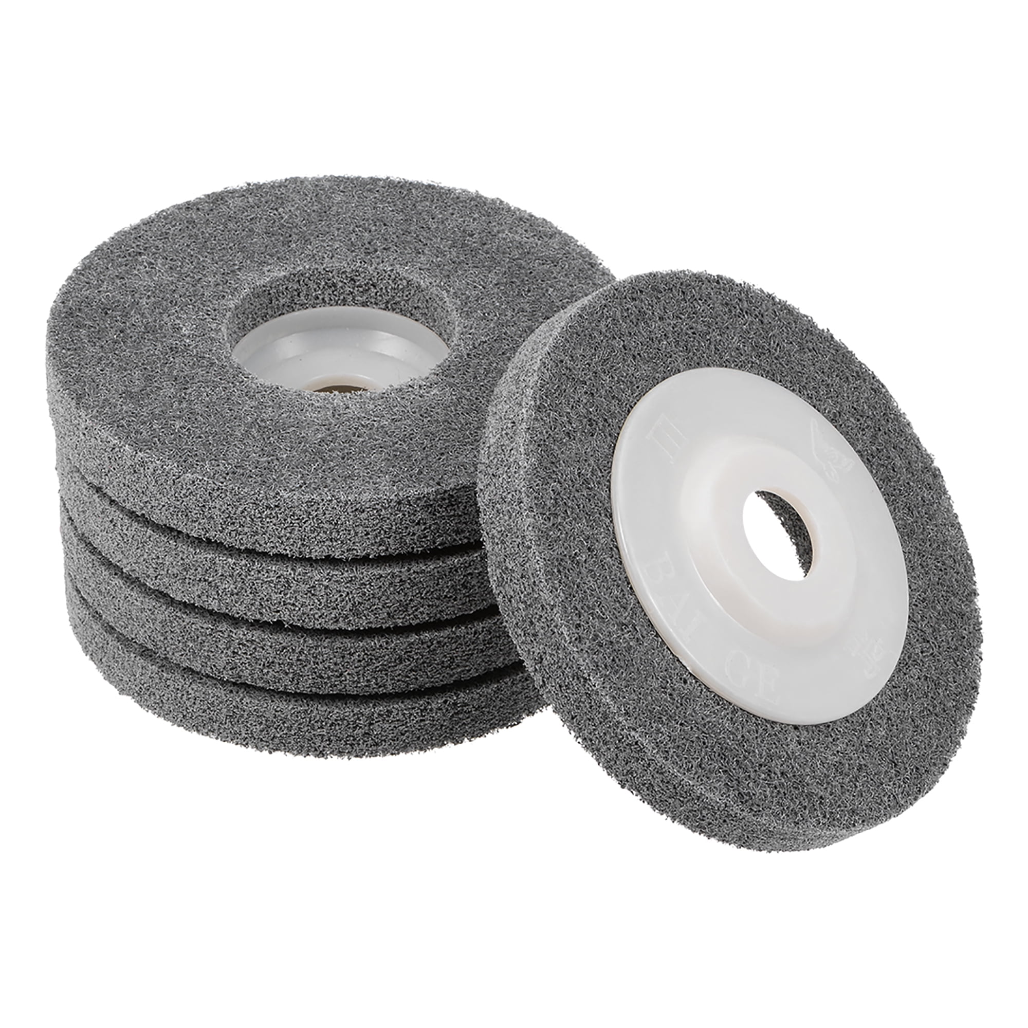 4 Inch Nylon Fiber Polishing Wheel Sanding Disc for Angle Grinders 5pcs