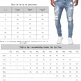 thumbnail image 2 of Vaqueros Ajustados Rasgados A La Moda Para Hombre Colorworld, 2 of 7