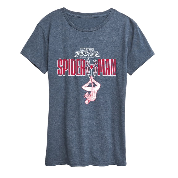 Spider-Man: Brand New Day - Hanging From Logo Pastel - Women's Short Sleeve Graphic T-Shirt
