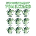 thumbnail image 2 of Womens Hoppers Expressions of Tom Lizard T Shirt, 2 of 5