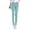 Light Blue, variant on HNMKIU Pants for Women Classic Solid Color Fit Tight Pencil Denim Jeans with Pockets Stretchy Trousers for Women Army Green,XXL