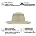 thumbnail image 2 of Bucket Summer Mens Sun Hat Water Repel Mesh Net Light Weight UV Protection Outdoor Cap by Solaris, 2 of 7
