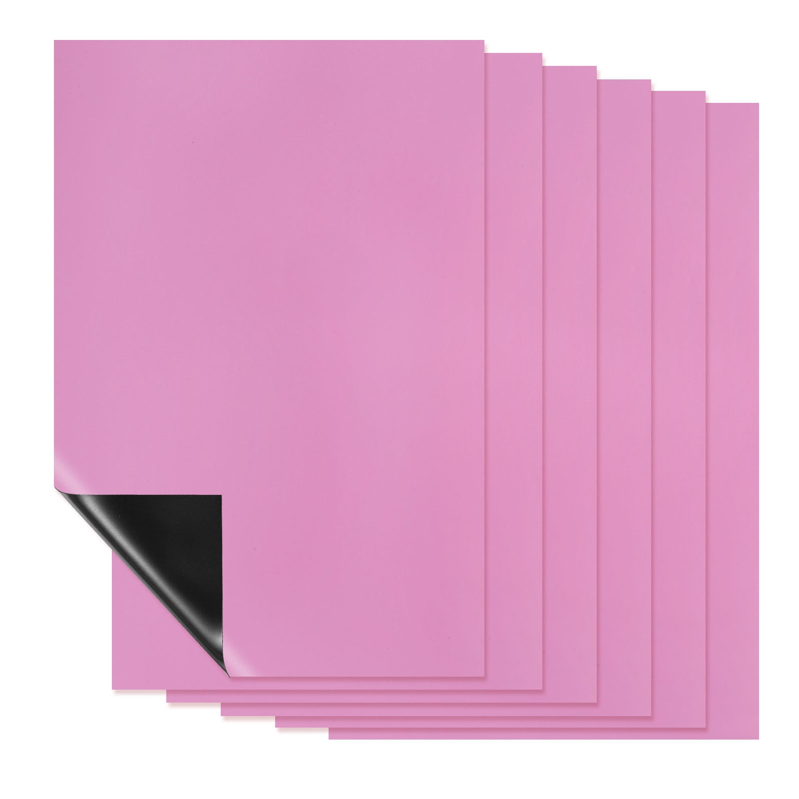 Uxcell Magnetic Dry Erase Board Sheet for Fridge - Kitchen Organizer and Planner Pink