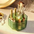 thumbnail image 3 of Soporte para brochas de maquillaje CESTATIVO, organizador giratorio de 360°, color verde, 3 of 8