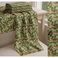 thumbnail image 6 of Soimoi Cotton Poplin Fabric Tropical Leaves,Plumeria & Heliconia Floral Printed Fabric 1 Yard 42 Inch Wide, 6 of 7