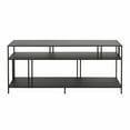 thumbnail image 4 of Evelyn&Zoe Cortland Rectangular TV Stand with Metal Shelves for TV's up to 60", Blackened Bronze, 4 of 9