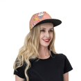 thumbnail image 6 of Kdxio Rabbit So Cute Print Snapback Hat for Men Women,Adjustable Baseball Cap, 6 of 7