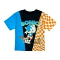 thumbnail image 3 of Sonic The Hedgehog Gotta Go Fast Crew Neck Short Sleeve Boy's Colorblock T-shirt-6/7, 3 of 5
