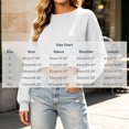 thumbnail image 3 of thefmos Women's Cropped Ribbed Knit Top Round Neck Long Sleeve Short Sweater Fashion Fall Winter Casual Outfit, White XL, 3 of 6