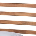 thumbnail image 5 of Baxton Studio Shiro Mid-Century Engineered Wood Platform Bed, King, Ash Walnut, 5 of 9
