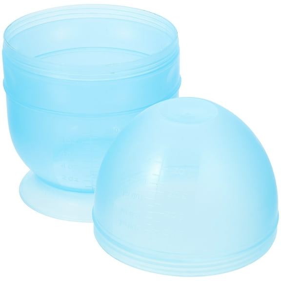 WHAMVOX Thickened Hair Dye Bowl Plastic Mixing Cup for Hair Color Shaking 1 Set Home Salon Use Blue