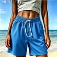 thumbnail image 5 of Cmfcve Women's Running Shorts Quick Dry Wicking Mesh Performance Workout Shorts with Drawstring, 5 of 5