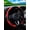 Red, variant on LJing 1-Piece Carbon Fiber PU Leather Steering Wheel Cover, Comfortable No-Inner Ring Auto Interior Accessory (14.5-15 Inches)