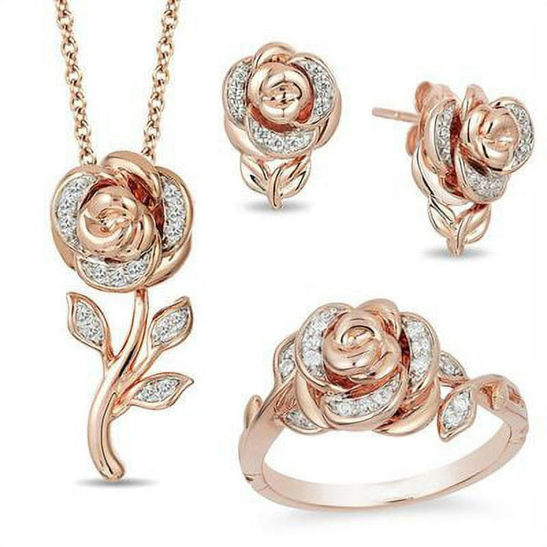 Men's Rose Gold Jewelry Set