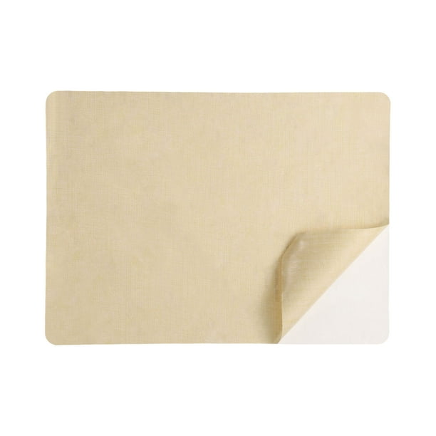 Parche de Reparación de Lino Uxcell, Parches de Tela de Lino Autoadhesivos para Sofá, Ropa, Bolsos, Carpas, Asientos de Automóvil, Muebles Beige Claro