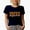 Navy Blue, variant on Christmas Squad, Winter Season, Celebration or Party Themed, Groovy Retro Wavy Text Merch Gift, Black T-Shirt, Small