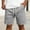 Gray, variant on Ceisia Men's Casual Sweat Shorts Soft Breathable Loose Fit Elastic Drawstring Waist Seamed Design Side Pocket Daily Outdoor Summer Short Pants Mint Green XXL Gifts for Father