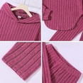 thumbnail image 7 of Tiijoy Big Girls Knit Ribbed Outfits Solid Casual Hoodie and Joggers Set, Sizes 9-10, 7 of 7