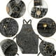 thumbnail image 2 of Delantal Jeanerlor de algodón negro para hombre, talla L a XXL, 2 of 9