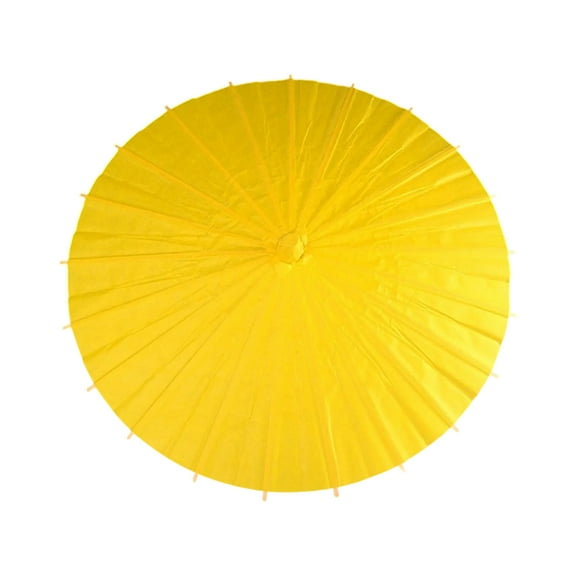Oil Paper Umbrella Solid Colored Umbrella Chinese Paper Umbrellas Paper Parasol for Photography Props and Decoration