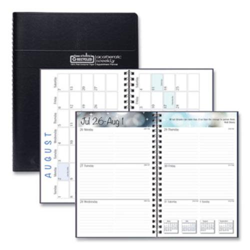 House Of Doolittle 27502 Recycled Academic Weekly/Monthly Appointment Book/Planner,  8 X 5, Black, 2021-2022 - Walmart.com - Walmart.com