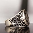 thumbnail image 4 of Witcher Geralt Wolf Signet Ring Axii Magical Talisman Jewelry Aard Igni Yrden 925 Sterling Silver Ring FriendShip Gift Ring || Huzurr, 4 of 5