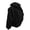 Black, variant on Men's Hooded Pullover Sweatshirt Jacket, Lightweight Zippered Design with Backpack Style, Casual Campus and Sportswear for Athletic Activities,Black 2XL