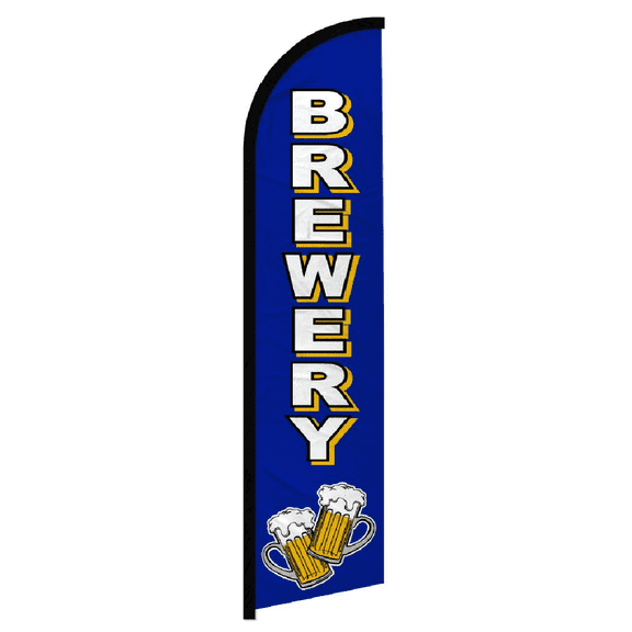 Brewery Windless Flag (Hardware Not Included) | Windless Flag Without Pole | Advertisement /Business Flags | Feather Flag |