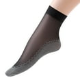 thumbnail image 3 of Uooqdmx Sheer Socks, Ankle Socks for Women, Cotton Socks for Women, No Slip Socks Women Summer Socks for Women, Thin Socks (5pc), Black One Size, 3 of 4