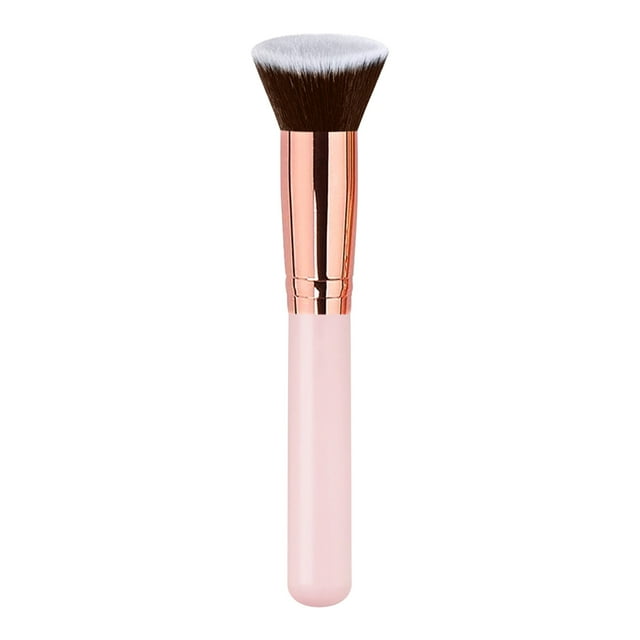 Fiudx Juego de Brochas de Maquillaje, Brochas Suaves de Fibra Artificial, Artesanía Exquisita, Cabezal Redondo y Esponjoso, Ideal para Principiantes, Detalles de Maquillaje Delicados, Herramienta de