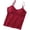 Wine Red, variant on Womens Camisole Tank Tops qinhaie Women's Lace Camisole with Padded Bra, Adjustable Spaghetti Straps V Neck Crop Top, Soft Breathable Bra Pink Camisoles & Tanks
