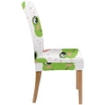 thumbnail image 3 of ZHANZZK Cute Frogs and Crown Stretch Chair Cover Protector Seat Slipcover for Dining Room Hotel Wedding Party Set of 1, 3 of 5