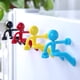 thumbnail image 1 of 4 ganchos de pared – Perchero decorativo para colgar en la pared del baño, gancho de figura humana sin costuras, 1 of 5