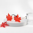 thumbnail image 3 of Hzzsbu Maple Leaf Shape Sunglasses, Rimless Sunglasses for Women Men, Funny Irregular Sun Glasses UV Protection Retro Frameless Funky Eyewear Party Glasses, 3 of 7