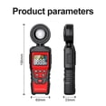 thumbnail image 2 of Digital Light Meter 100000 LUX Photometer Luxmeter Professional Lux FC Test Meter LED High Accuracy Illuminometer ,Easy to Use, 2 of 8