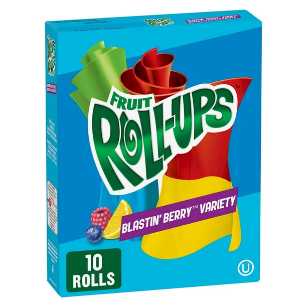 Fruit RollUps Fruit Flavoured Snacks, Blastin' Berry Variety Pack