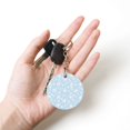 thumbnail image 5 of Naloa Cute Bunny Print Round Keychain Keychain Key Ring, Key Tag, Key Chain Bulk for Gift Accessories (Round), 5 of 7