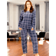 thumbnail image 2 of Pijama Afelpada Mujer Polar Pantalón Sudadera Unitalla, 2 of 5